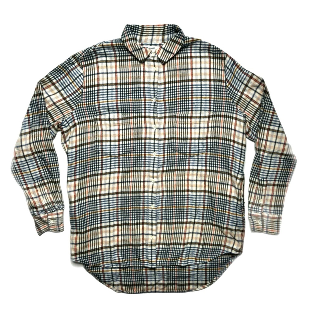 Madewell Plaid Button-Up Flannel